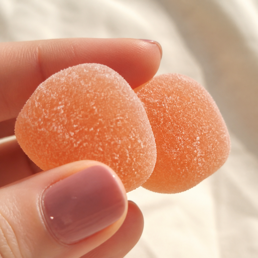 Customer photo of a Mello gummy